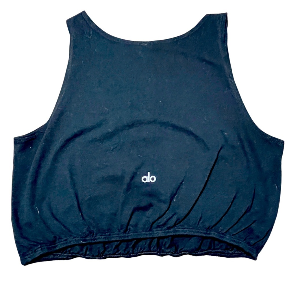 Alo yoga tank top size small banded crop tank